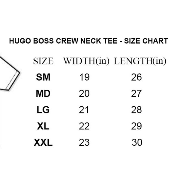 NWT HUGO BOSS Men's White Crew-neck T-Shirt With Red logo label Size S - XXL - Picture 4 of 4